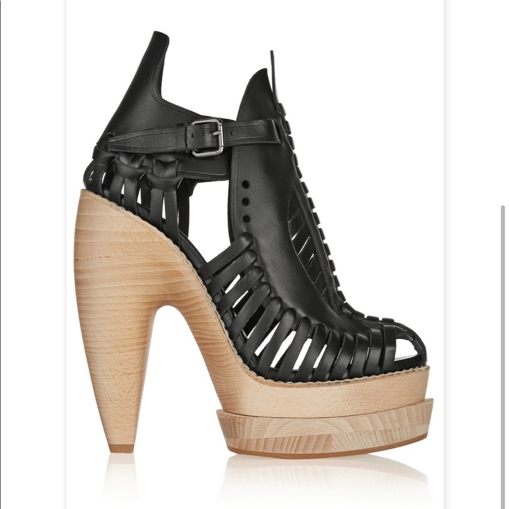 Proenza Schouler Runway Leather Platform Sandals